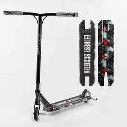 Самокат трюковий Best Scooter BS-77101 (4) HIC-система, ПЕГИ, алюмінієвий диск та дека з ПРИНТОМ, колеса PU, d = 110мм, ширина керма - 60 см, в коробці Самокат трюковий Best Scooter BS-77101 (4) HIC-система, ПЕГИ, алюмінієвий диск та дека з ПРИНТОМ, колеса PU, d = 110мм, ширина керма - 60 см, в коробці