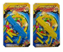 Пістолет 288 P-10 (288/2) 2 кольори, 2 види патронів, пакування - мішень, на листі Пістолет 288 P-10 (288/2) 2 кольори, 2 види патронів, пакування - мішень, на листі