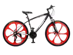 Велосипед 26д. T26BLADE 26.1B (1шт)алюм.рама 17",Shimano 21SP,касета,алюм.DB,магн.диск,чорно-червоний Велосипед 26д. T26BLADE 26.1B (1шт)алюм.рама 17",Shimano 21SP,касета,алюм.DB,магн.диск,чорно-червоний