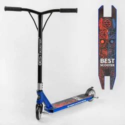 Самокат трюкових Best Scooter 50352 (1) HIC-система, ПЕГИ, алюмінієвий диск і дека, колеса PU d-110 мм, ширина керма - 52 см, висота - 83 см, в коробці Самокат трюкових Best Scooter 50352 (1) HIC-система, ПЕГИ, алюмінієвий диск і дека, колеса PU d-110 мм, ширина керма - 52 см, висота - 83 см, в коробці