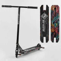 Самокат трюковий Best Scooter BS-99717 (4) HIC-система, ПЕГИ, алюмінієвий диск та дека з ПРИНТОМ, колеса PU, d = 110мм, ширина керма - 60 см, в коробці Самокат трюковий Best Scooter BS-99717 (4) HIC-система, ПЕГИ, алюмінієвий диск та дека з ПРИНТОМ, колеса PU, d = 110мм, ширина керма - 60 см, в коробці
