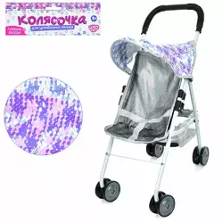 Візок M 5095 UA для ляльки, прогулянковий, кошик, мет., кул., 26-60-10 см. Візок M 5095 UA для ляльки, прогулянковий, кошик, мет., кул., 26-60-10 см.