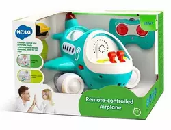 Літак на радіокеруванні НЕ 999500 (12) ""Hola"", 2 фігурки, рухомі деталі, світло, звук, на батарейках, у коробці Літак на радіокеруванні НЕ 999500 (12) ""Hola"", 2 фігурки, рухомі деталі, світло, звук, на батарейках, у коробці