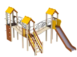 Детский комплекс Три мушкетера Kidigo (11026.09) Детский комплекс Три мушкетера Kidigo (11026.09)