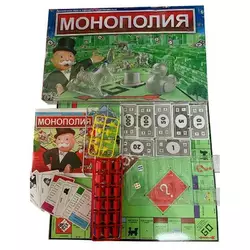Економічна гра DSP 016 (48/2) ""Монополія"", РОС.МОВА, в коробці