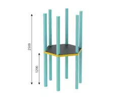 Башня Шестигранная 1,2 открыта Kidigo Башня Шестигранная 1,2 открыта Kidigo