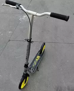 Самокат двоколісний ""Skyper"" S - 25817 (4) ""Sirius"", сіро-жовтий, колеса PU 200 мм, 1 амортизатор, ручне гальмо, в коробці Самокат двоколісний ""Skyper"" S - 25817 (4) ""Sirius"", сіро-жовтий, колеса PU 200 мм, 1 амортизатор, ручне гальмо, в коробці