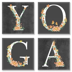 СН118 Набір для розпису за номерами. YOGA лофт 18*18 см*4 шт. СН118 Набір для розпису за номерами. YOGA лофт 18*18 см*4 шт.
