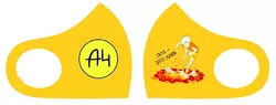 Маска Pitta Print S A4 Пол-это лава Yellow Маска Pitta Print S A4 Пол-это лава Yellow