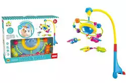 Карусель SL 81016 A (18) 3 режими, 4 підвіски-брязкальця, проєктор, колискова мелодія, на батарейках, в коробці Карусель SL 81016 A (18) 3 режими, 4 підвіски-брязкальця, проєктор, колискова мелодія, на батарейках, в коробці
