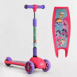 Самокат триколісний 68055 Best Scooter (1) СВІТЛО КОЛІС ТА ДИСКІВ, складене кермо, передні колеса PU 120х35мм, задні колеса PU 80х48мм Самокат триколісний 68055 Best Scooter (1) СВІТЛО КОЛІС ТА ДИСКІВ, складене кермо, передні колеса PU 120х35мм, задні колеса PU 80х48мм