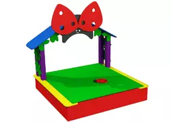 Песочница «Божья коровка» закрытая Kidigo (12501) Песочница «Божья коровка» закрытая Kidigo (12501)