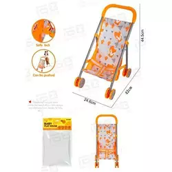 Візок CS7932 для ляльки, прогулянковий, залізний, 24,5-42-44,5 см., кул., 27-67-7 см. Візок CS7932 для ляльки, прогулянковий, залізний, 24,5-42-44,5 см., кул., 27-67-7 см.