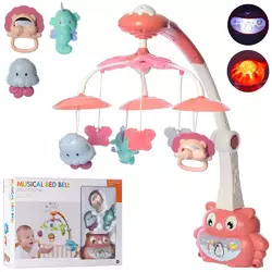 Карусель на ліжечко N5073A підвіски 3 шт., проектор, муз., світло, бат., кор., 48-37-10 см. Карусель на ліжечко N5073A підвіски 3 шт., проектор, муз., світло, бат., кор., 48-37-10 см.