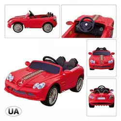 Машина SLR-722SR-3 2 * 35W / 12V / 7AH, 3-7км / ч, 3-8лет, червона, на Р / У 120-56-45см Машина SLR-722SR-3 2 * 35W / 12V / 7AH, 3-7км / ч, 3-8лет, червона, на Р / У 120-56-45см