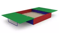 Песочница Раскладушка 2,0х2,0 м Kidigo (12508) Песочница Раскладушка 2,0х2,0 м Kidigo (12508)