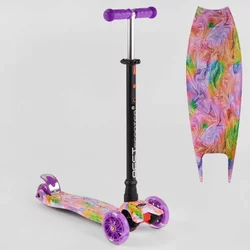 Самокат 779-2435 MAXI ""Best Scooter"" (1) пластмасовий, 4 колеса PU, СВІТЛО, трубка керма алюмінієва, d=12см, в коробці Самокат 779-2435 MAXI ""Best Scooter"" (1) пластмасовий, 4 колеса PU, СВІТЛО, трубка керма алюмінієва, d=12см, в коробці