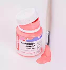 Акрилова фарба глянцева Пастельно-червона 20мл Акрилова фарба глянцева Пастельно-червона 20мл