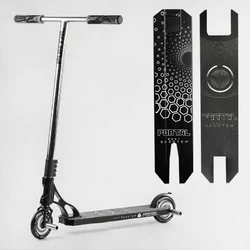 Самокат трюковий PL-81855 Best Scooter (4) ""Portal"" HIC-система, ПЕГИ, алюмінієвий диск та дека, колеса PU, d=120мм, ширина керма 58 см Самокат трюковий PL-81855 Best Scooter (4) ""Portal"" HIC-система, ПЕГИ, алюмінієвий диск та дека, колеса PU, d=120мм, ширина керма 58 см