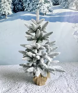 210N/70/GS Ялинка Classic лита 70см в мішковині засніжена (нова) 210N/70/GS Ялинка Classic лита 70см в мішковині засніжена (нова)