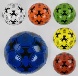 М'яч Футбольний С 40068 6 кольорів, розмір №5, матеріал PVC, 280 грам, гумовий балон М'яч Футбольний С 40068 6 кольорів, розмір №5, матеріал PVC, 280 грам, гумовий балон
