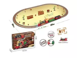 Залізниця GD 203 A (18) 190 деталей, звук, підсвічування, дорожні знаки, наліпки, аксесуари, в коробці Залізниця GD 203 A (18) 190 деталей, звук, підсвічування, дорожні знаки, наліпки, аксесуари, в коробці