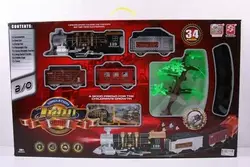 Залізниця 3053 (8) ""Simulation Train"", звук, світло, на батарейках, 34 елементи, в коробці Залізниця 3053 (8) ""Simulation Train"", звук, світло, на батарейках, 34 елементи, в коробці