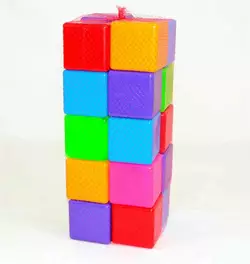 гр Кубик кольоровий в сітці 111/2 (4) 20 куб. ""BAMSIC""