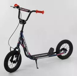 Самокат JT 32050 `` Corso`` колеса надувні 12``, ручний переднє гальмо Самокат JT 32050 `` Corso`` колеса надувні 12``, ручний переднє гальмо