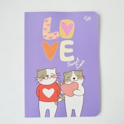 Блокнот TM Profiplan "Sweet love note" cats, А5