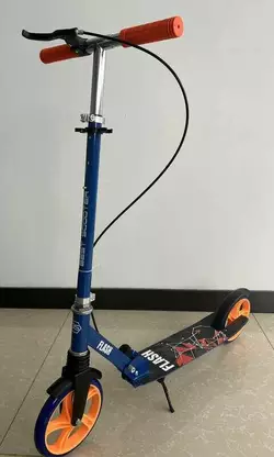 Самокат двоколісний ""Best Scooter"" FL-79200 (4) сталева рама, ручне гальмо, колеса PU 200мм, 1 амортизатор передній, підсклянник, в коробці Самокат двоколісний ""Best Scooter"" FL-79200 (4) сталева рама, ручне гальмо, колеса PU 200мм, 1 амортизатор передній, підсклянник, в коробці