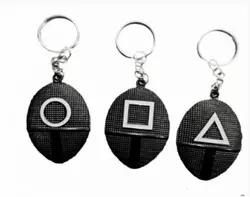 Брелок "Гра В Кальмари" метал 3113-14 Брелок "Гра В Кальмари" метал 3113-14