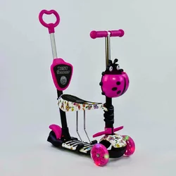 Самокат 5в1 58420 (1) Best Scooter, АБСТРАКЦІЯ, PU колеса, ПІДСВІЧУВАННЯ КОЛІС, в коробці Самокат 5в1 58420 (1) Best Scooter, АБСТРАКЦІЯ, PU колеса, ПІДСВІЧУВАННЯ КОЛІС, в коробці