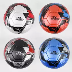 М'яч футбольний C 44449 (60) ""TK Sport"", 4 види, вага 350-370 грам, матеріал TPE, балон гумовий, ВИДАЄТЬСЯ ТІЛЬКИ МІКС ВИДІВ