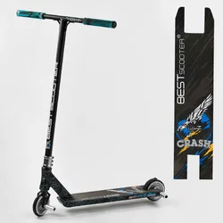 Самокат трюковий 37890 Best Scooter (4) ""CRASH"" HIC-система, ПЕГІ, алюмінієвий диск і дека, колеса 110 мм PU, ширина керма - 57 см, в коробці Самокат трюковий 37890 Best Scooter (4) ""CRASH"" HIC-система, ПЕГІ, алюмінієвий диск і дека, колеса 110 мм PU, ширина керма - 57 см, в коробці