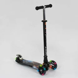 Самокат А 24662 / 779-1311 MAXI ""Best Scooter"" (1) пластмасовий, 4 колеса PU, СВІТЛО, трубка керма алюмінієва, d = 12см, в коробці Самокат А 24662 / 779-1311 MAXI ""Best Scooter"" (1) пластмасовий, 4 колеса PU, СВІТЛО, трубка керма алюмінієва, d = 12см, в коробці