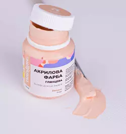 Акрилова фарба глянцева Бежева 20мл Акрилова фарба глянцева Бежева 20мл