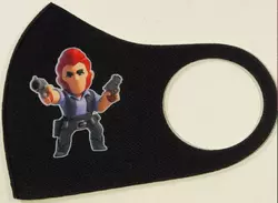 Маска Pitta Print S Brawl Stars Кольт Black Маска Pitta Print S Brawl Stars Кольт Black