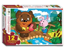Гра-пазл 12  "Вінні-Пух" в кор. Гра-пазл 12  "Вінні-Пух" в кор.