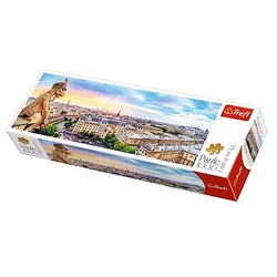 Пазли - (1000 елм. Панорама) - "Вид з собору Нотр-Дам де Парі" / Trefl Пазли - (1000 елм. Панорама) - "Вид з собору Нотр-Дам де Парі" / Trefl
