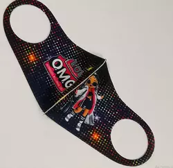 Маска Pitta Print S LOL OMG Леди Брейк-Данс Disco-Black Маска Pitta Print S LOL OMG Леди Брейк-Данс Disco-Black