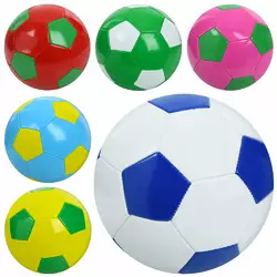 М'яч футбольний MS 4121 розмір 5, ПВХ, 260-280 г, мікс кольорів, кул.