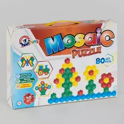 гр Мозаїка 80 ел. 2933 (15) ""Technok Toys"", 80 елементів, розмір деталі - 4 см, у коробці
