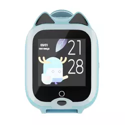 Детские водонепроницаемые GPS часы MYOX MX-58BW (4G) голубые с видеозвонком Детские водонепроницаемые GPS часы MYOX MX-58BW (4G) голубые с видеозвонком