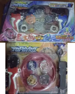 Набір бейблейдів Beyblade, 4 штуки в наборі, 2 види, в коробці Набір бейблейдів Beyblade, 4 штуки в наборі, 2 види, в коробці