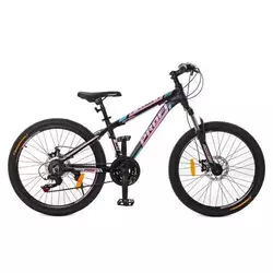 Велосипед 24 д. G24OPTIMAL A24.2 (1шт)алюм.рама 13",SHIMANO 21SP,алюм.DB,FW TZ500,чорн-мат Велосипед 24 д. G24OPTIMAL A24.2 (1шт)алюм.рама 13",SHIMANO 21SP,алюм.DB,FW TZ500,чорн-мат