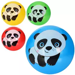 М'яч дитячий MS 3515 9 дюймів, малюнок (панда), 60 г., 4 кольори