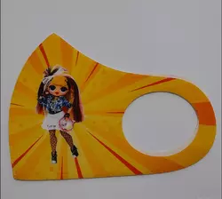 Маска Pitta Print M LOL OMG Леди Брейк-Данс Disco-Black Маска Pitta Print M LOL OMG Леди Брейк-Данс Disco-Black