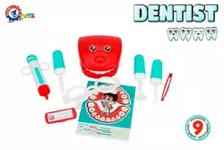 гр Набір стоматолога 6641 (18) ""Technok Toys"", 8 елементів, щелепа, окуляри, бейдж, інструменти, в пакеті