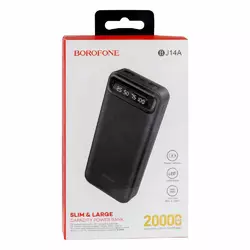 Універсальна Мобільна Батарея Borofone BJ14A Freeway 20000 mAh (Чорний) Універсальна Мобільна Батарея Borofone BJ14A Freeway 20000 mAh (Чорний)